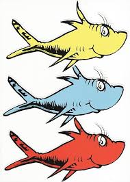 One Fish Two Fish Red Fish Blue Fish Dr Seuss Dr Seuss Pictures Dr Seuss Art Dr Seuss Coloring Pages
