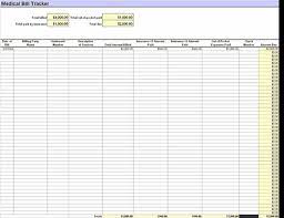 Excel bill tracker | template business. Patient S Medical Bill Tracker