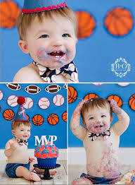 Birthday Party For 1 Year Old Boy Theme Sports Theme Smash Cake Boydandolsonphotography Smash Cake Photography Sports Birthday 1st Birthday Photoshoot Basketball Themed Birthday Party