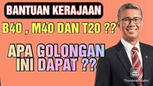 Wajib sertakan slip gaji ibu bapa. Selain Golongan B40 M40 Apa Itu T20 Apa Bantuan Golongan Ini Dapat Youtube