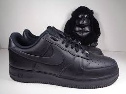 Black Air Force 1 Low Top Mens Mens Nike Air Force One Af1 Low Black Basketball Shoes Size 11 5 315122 001 Nike Basketballshoes Black Basketball Shoes Mens Nike Air Nike Air Force Ones