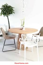 Mesa Jeanette O 120 Cm Madera Maciza De Teca Kave Home In 2020 Unique Dining Tables Dining Table Kave Home