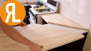 how to install a countertop (without