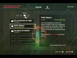 Zelda Botw Mission Porte Disparus Youtube