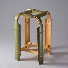 This Chair By Tachihlin Brings Your Seat Back To Its Bare Essence With The Natural Material Still Intact I Bamboo Crafts Bamboo Furniture Bamboo House Design