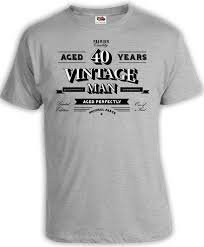 Birthday Gift For 75 Year Old Man 40th Birthday Gifts For Men Custom T Shirt Bday Present For Him Personalized Tshirt Bday Aged 40 Years Custom Shirts Birthday Shirts Birthday Outfit For Women