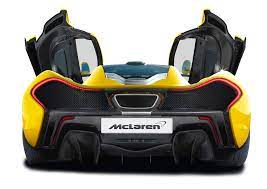 Mclaren P1 Car Back View Png Image Mclaren P1 Sports Car Photos Car