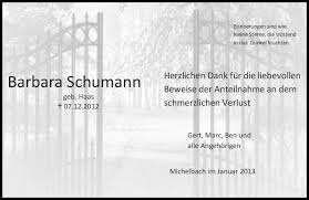 International archives of occupational and environmental health 85 (1). Traueranzeigen Von Barbara Schumann Rz Trauer De