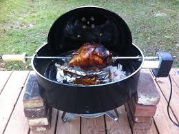 I Hooked The Jumbo Joe Up To A Rotisserie Works Great Weber Kettle Rotisserie Kettle