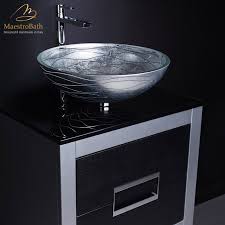 24 Inch Leather Front Bathroom Vanity