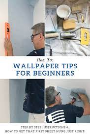 For every room of your home. Tools Needed Tips And Tricks How To Hang The First Sheet Of Wallpaper Which Wallpaper Is Ea Wallpapering Tips How To Hang Wallpaper How To Install Wallpaper
