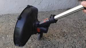 Black And Decker 20 Volt Weed Eater Head Replacement Black Decker 20v Cordless String Weed Trimmer Edger Lste525 Youtube