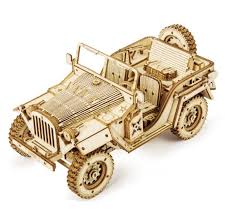 Whether than be 3d like the soma cube type puzzle or 2d like the tangram puzzle there are many examples of these puzzles in wood. Buy Robotime Army Jeep 3d Wooden Puzzle In Australia