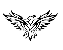 Black And White Eagle Tattoo Designs Tribal Hawk Tattoo Design By Keith Williams Via Behance Tribal Eagle Tattoo Tribal Tattoos Eagle Tattoo