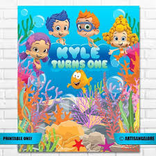 Maybe you would like to learn more about one of these? Art Posters Personalized Customized Bubble Guppies Name Poster Wall Art Decoration Banner Art