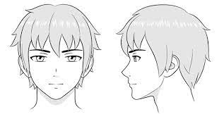If you want then you can color your hair using pink blue or brown hair color. Guide To Drawing Male Heads And Face Characters