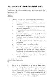 Bar council response to the competition and markets authority (cma) legal services market study interim report. Bar Council Of Maharashtra Goa