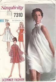 1960s Simplicity 7310 Designer Fashion Misses Mod Cocktail Etsy Slip Dress Pattern Simplicity Patterns Dresses Evening Dress Patterns