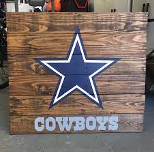 Dallas Cowboys Wooden Sign Stained And Painted Dallas Cowboys Decor Dallas Cowboys Bedroom Dallas Cowboys Flag