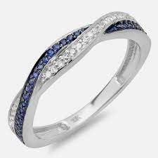 Saphire Ring Pearl And Blue Sapphire Rings Diamond Wedding Bands Saphire Ring