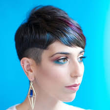 Via pinterest ladies with thick hair are often complemented best by the pixie cut style shown above. Blonde Red Brown Ombre Ed And Highlighted Pixie Cuts For Any Taste