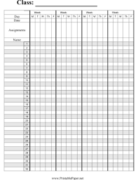 Printable Grade Book Paper