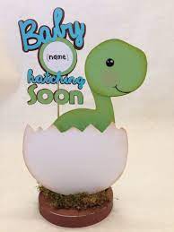 Custom Listing For Sarah D Baby Dino Dinosaur Centerpiece Baby Shower Centros De Mesa Para Ninos Decoracion De Dinosaurios Fiestas Dulceros De Dinosaurios