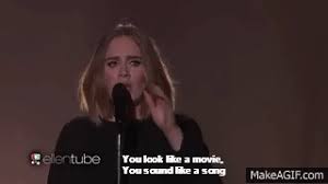 A playlist featuring adele, ed sheeran, sam smith, and others. Adele Performs When We Were Young On Make A Gif