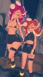 octoling octoling girl splatoon witchanon 
