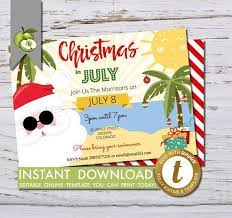 In july christmas invitations start as low as $1.70, so even if you're on a budget you can still get a unique and creative in july christmas invitation! Christmas In July Party Invitation Calling Beach Lovers Etsy Christmas In July Beach Christmas Party Christmas Party Invitations