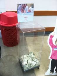 Akrylix Floor Standing Donation Box Donation Box Flooring Box