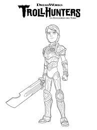 Kids N Fun Com Coloring Page Trollhunters Trollhunters In 2020 Cool Coloring Pages Coloring Pages Spiderman Coloring