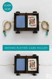 Over the years the collection has grown to over 400 ecards, each one showing a unique degree of artistry and attention to detail rarely seen in animated cards. How To Make A Moving Playing Card Holder The Diy Dreamer