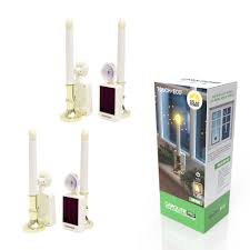 Shop Black Friday Deals On Solar Powered Flameless Window Candle With Suction Cup Overstock 19430839