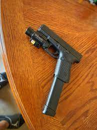 The glock 19 gen 5 offers the latest in ergonomic design and performance from glock, in the tried and true glock 19 design, available now at glockstore.com. Here S My Glock Home Defense Set Up Gen 5 G19 33 Rd Mag And Olight Baldr Pro Light Laser Strobe Combo What S Yours Glocks