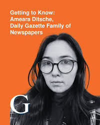 Get to know Ameara Ditsche @amearaditschejournalist , reporter and  paginator, who works across our content team for both print and digital.  #journalism #people #support #localjournalism #dailygazette #leaderherald  #recordernews #therecordernews