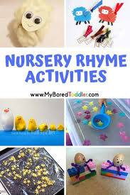 Nursery Rhyme Themed Activities For Toddlers Nursery Rhyme Crafts Nursery Activities Fun Nursery