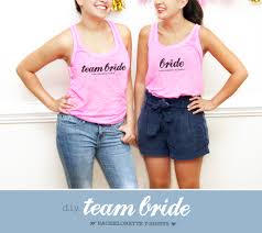 Shop america's first name in comfort with clothing for the whole family. Diy Team Bride Bachelorette T Shirts