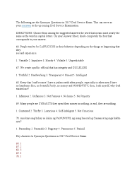 Check spelling or type a new query. Synonyms With Asnwer Key Docx