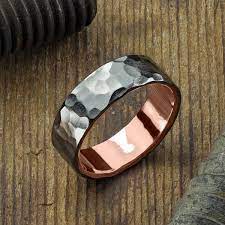 Mens Gold Ring Rhodium Plated Ring This Unique Ring Is Made Of Solid Recyc Mens Rose Gold Wedding Ring Yellow Gold Mens Wedding Ring Mens Wedding Rings Unique