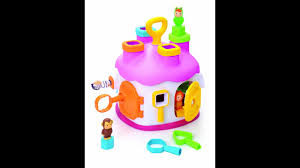 Smoby Toys Forme A Trier Et A Empiler Cotoons Maison Des Formes Rose Youtube