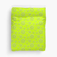 Duvet cover set is printed on 100% brushed microfiber fabric and constructed for maximum strength. Funky Lime Green Duvet Covers Redbubble