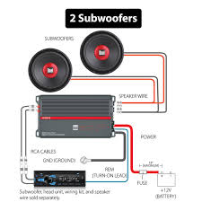 Step 1 choose the of subwoofers you will wire in your system from one amplifier output. Digital 4 Channel Mosfet Amplifier Xpr84d Dual Electronics Corporation
