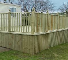 The finished height the of the deck railing should . Square Spindles Decking Balustrading Devon And Cornwall