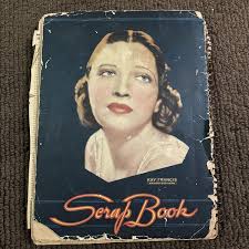 Vintage 1937 Scrapbook Kay Francis Warner Brothers