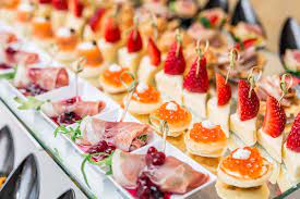 Top Summer Wedding Food Trends Wedding Menu Ideas Food Summer Wedding Food Gourmet Appetizers
