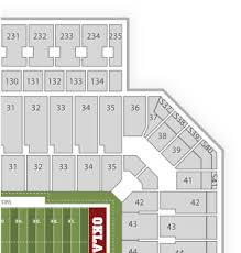 Download Ou Stadium Seating Chart With Rows Png Image With