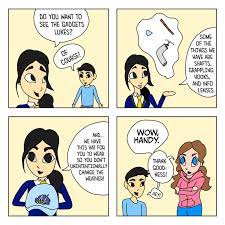 Strip 30 Gadgets Comic Book Panels Comic Strips Stripping