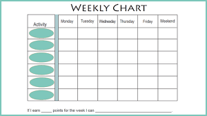 free weekly behavior chart for teenagers behavioural