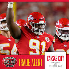Welcome back to KC, Derrick Nnadi! Chiefs acquire Nnadi and a 2027 7th-round pick from the New York Jets for a 2027 6th-round pick.